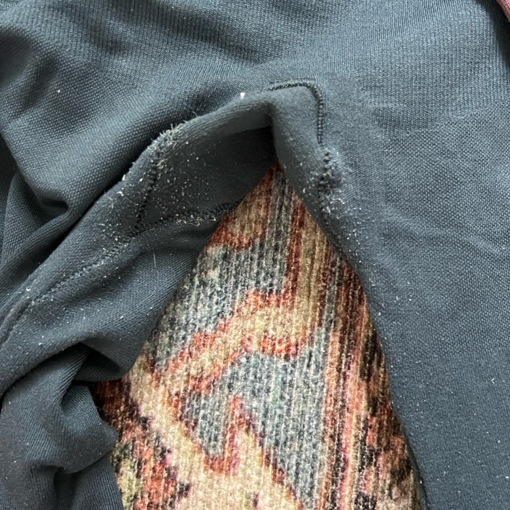 BLANQI Blue and Purple Compression Leggings - Picture 2 of 5